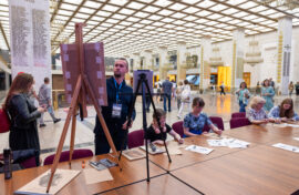 В Музее Победы прошел мастер-класс художника
